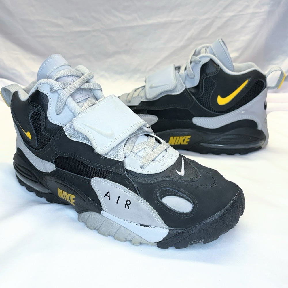 Nike Air Max Speed Turf 2018 Steelers Black Grey Yellow AV7895-001 Mens Sz 10.5